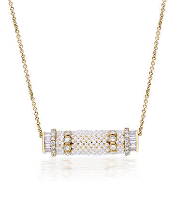Pearl and Diamond necklace